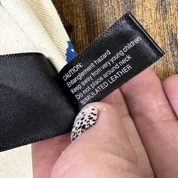 Disney x Loungefly Heart Logo Little Mermaid Ariel Bleached Canvas Denim Tote - Picture 13 of 14